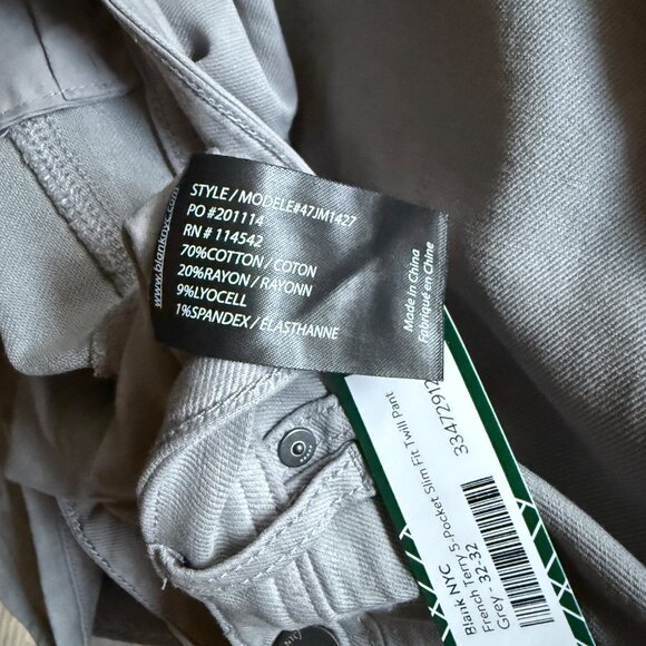 Blanknyc Mens Slim Fit Wooster 32X32 Gray Jeans NWT - Picture 8 of 8